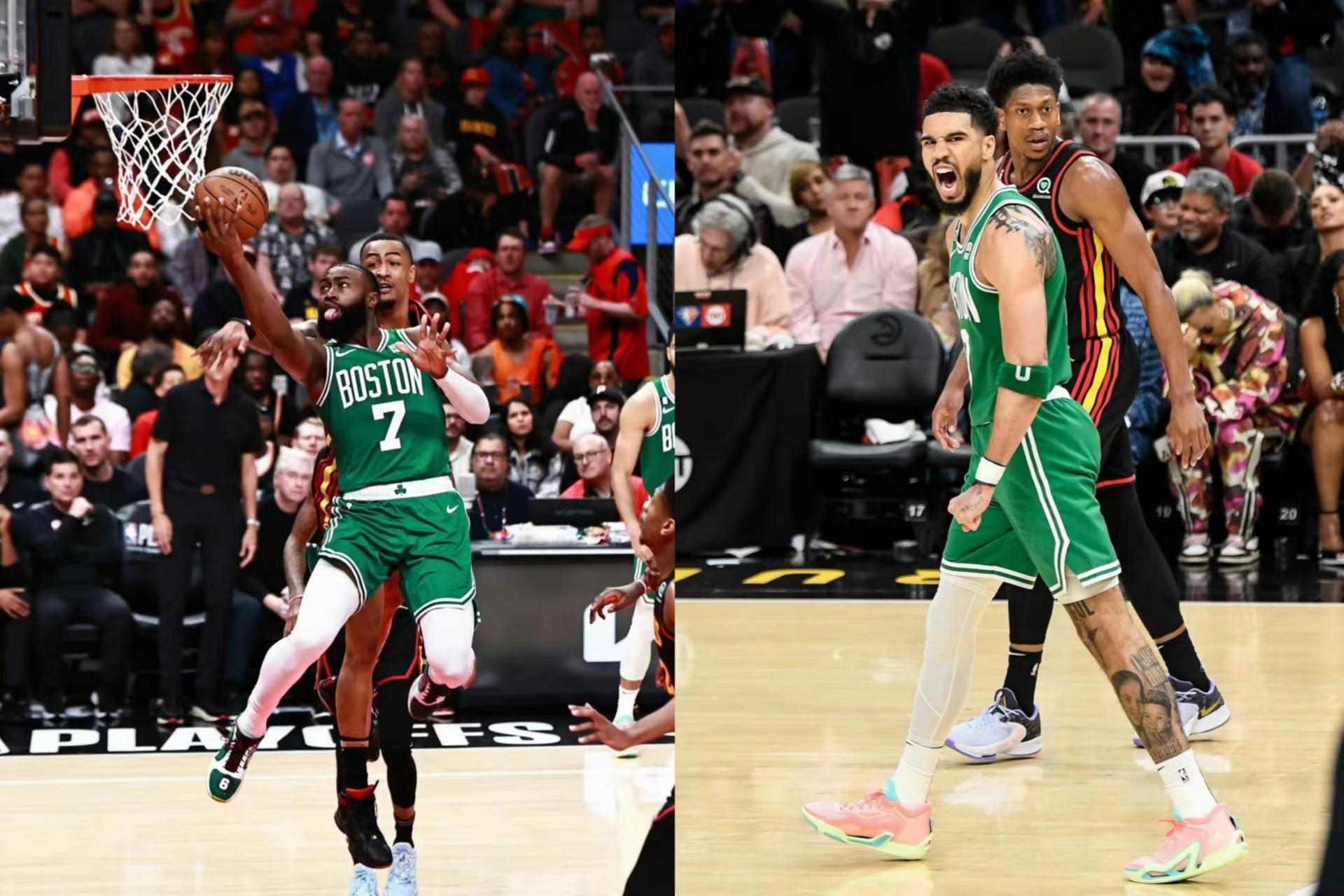 Celtics-duoen Jaylen Brown og Jayson Tatum